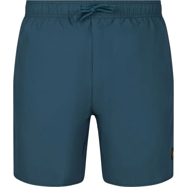 Lyle & Scott Plain zwemshorts petrolgroen