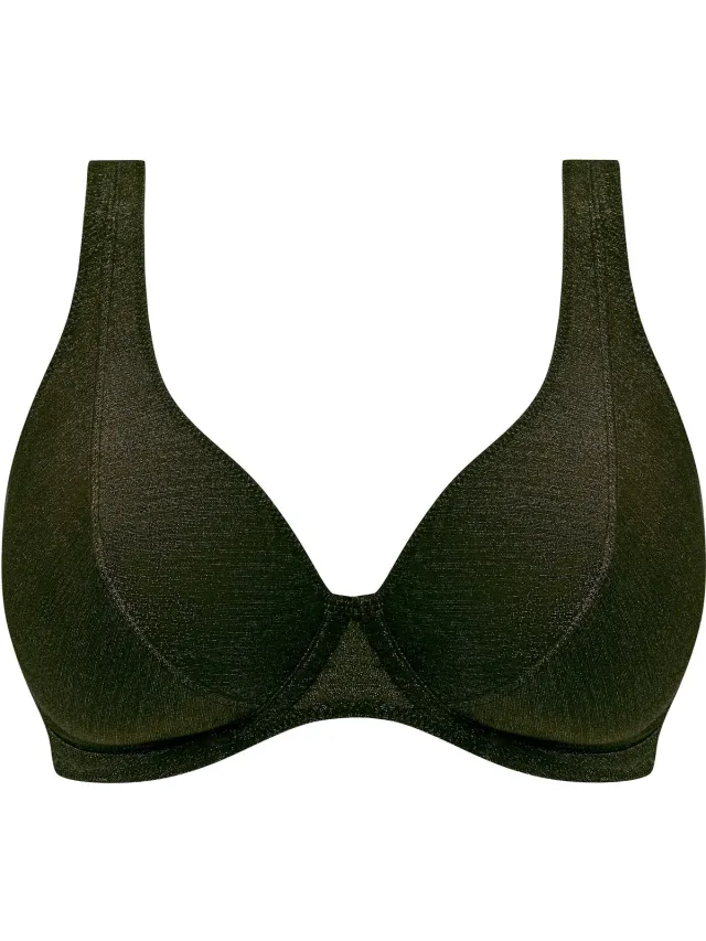 Freya Bikini Top ""Arizona Wave" - Nebula - 85-100 F Zwart Metallic