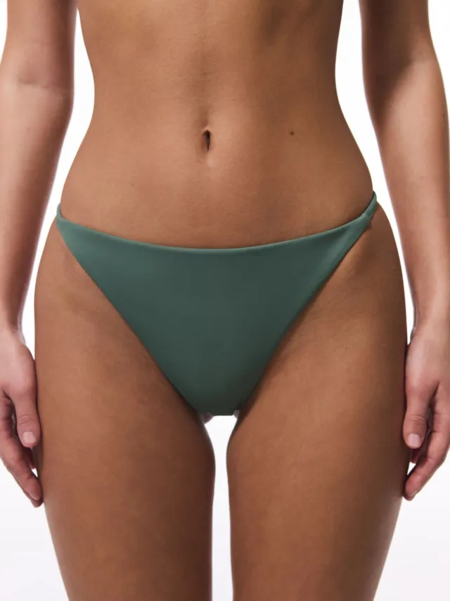 Penti Lage Taille Braziliaanse Bikini-Broekjes Saliegroen