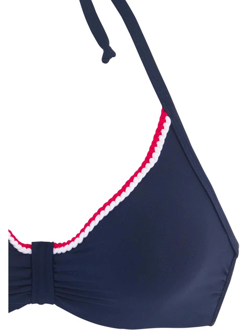 beugelbikinitop marineblauw, foto 3