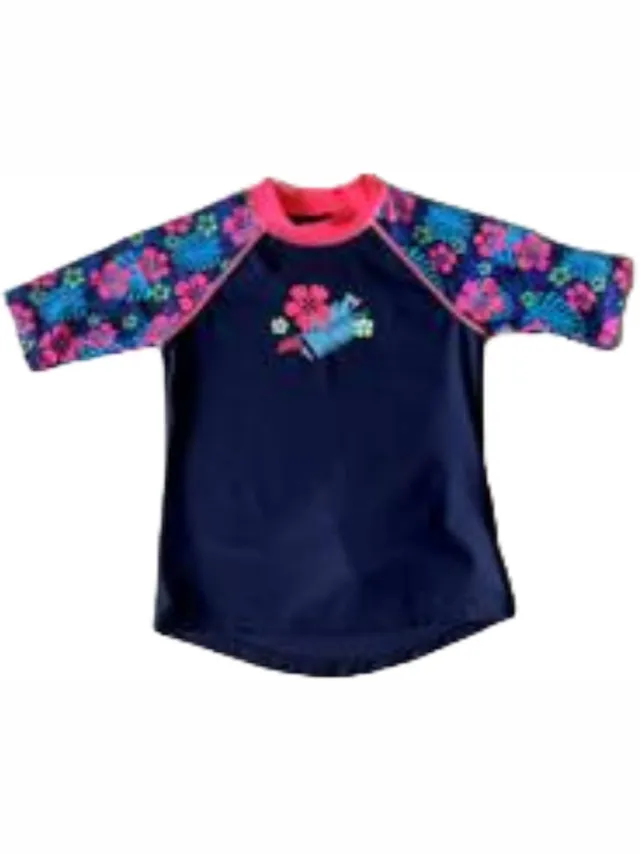 Zoggs zwemtshirt - korte mouwen - 4 jaar Donker blauw