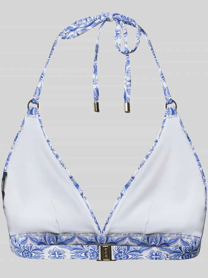 Joop! Bikini-top in triangelvorm model 'MURI BEACH' blauw, foto 2