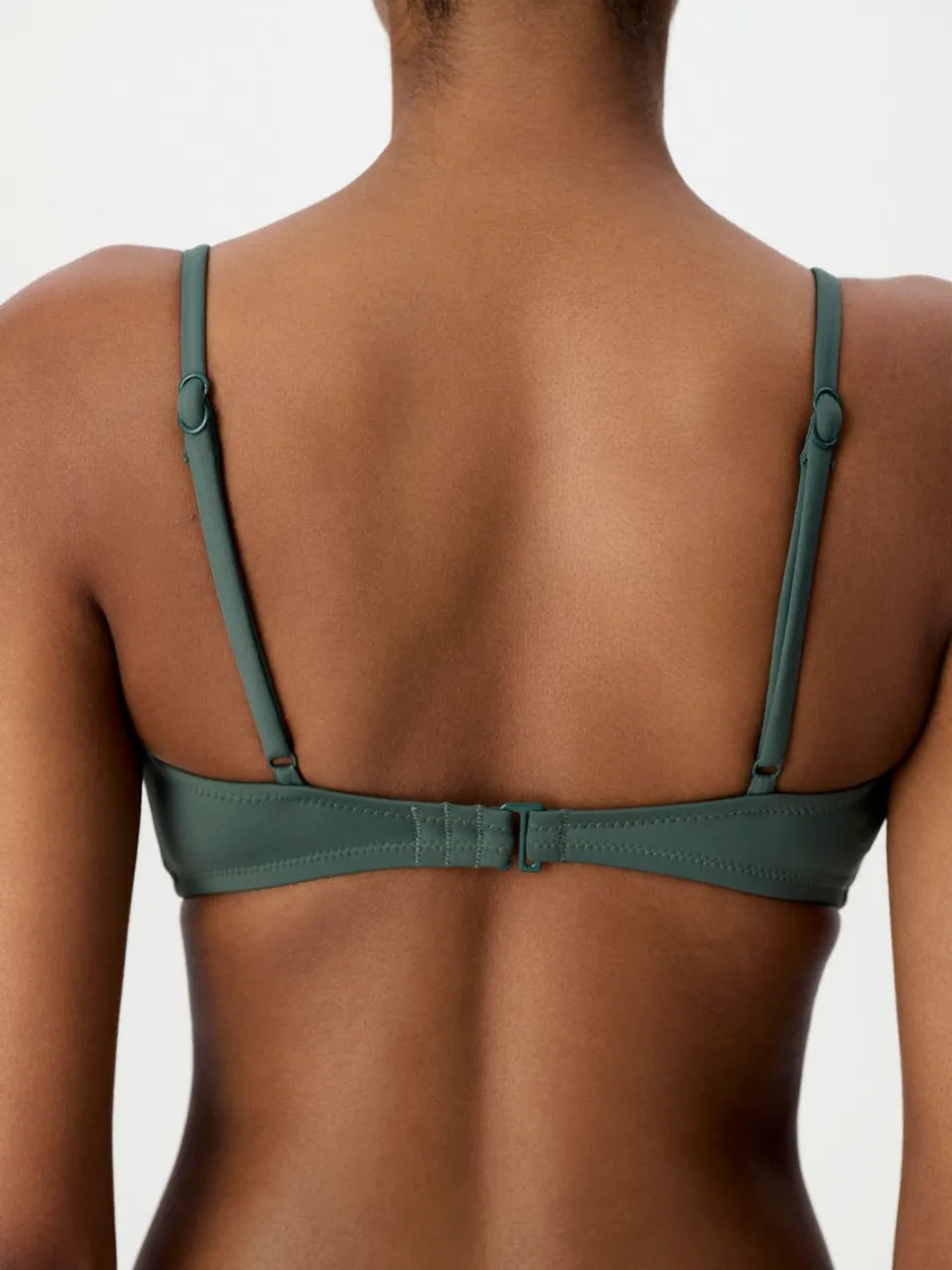 Penti Effen Bralette Bikini Top Met Verstelbare Bandjes saliegroen, foto 2