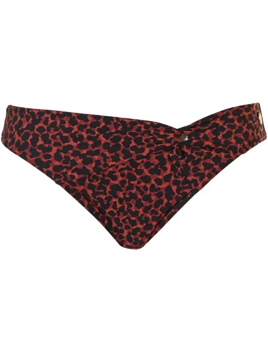 Wow Knot Bikini Brief Bikini Slip dames Zwart dessin
