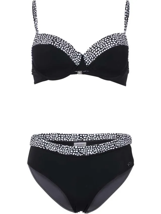 Aquafeel 2379501 Bikini Zwart 42 / B Vrouw Multicolour
