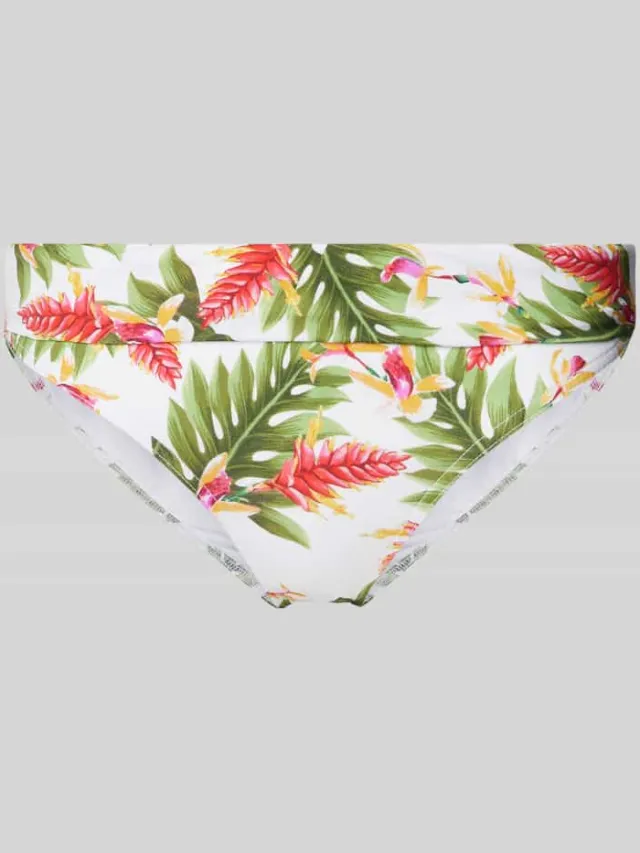 banana moon Bikinibroekje met brede elastische band, model 'MERENDA KAELUA' Wit