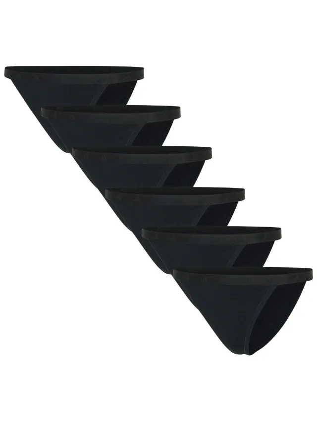 Adidas Sport Active Essential Bikini Slip 6P Slip zwart, foto 2