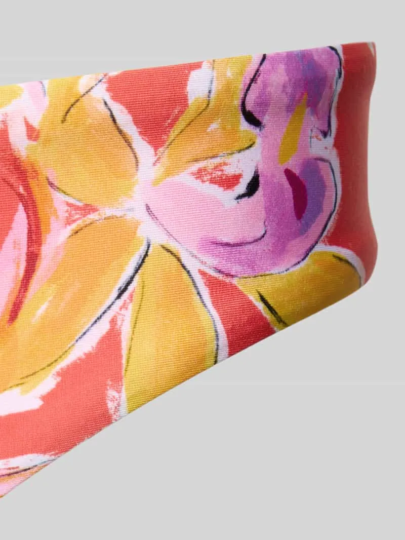 Seafolly Bikinibroekje met bloemmotief koraal, foto 3