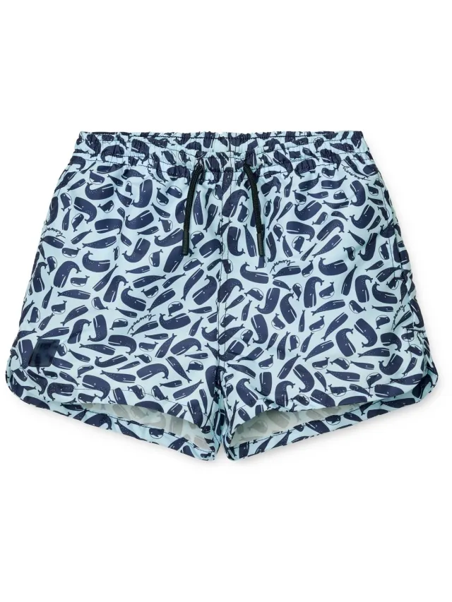 Liewood Aiden Printed Board Shorts Ocean / Pure sky Ocean/ Pure Sky