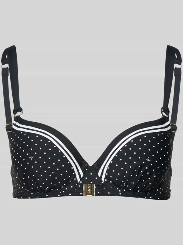 Joop! Bikinitop in allover-look model 'Brismar Beach' Zwart