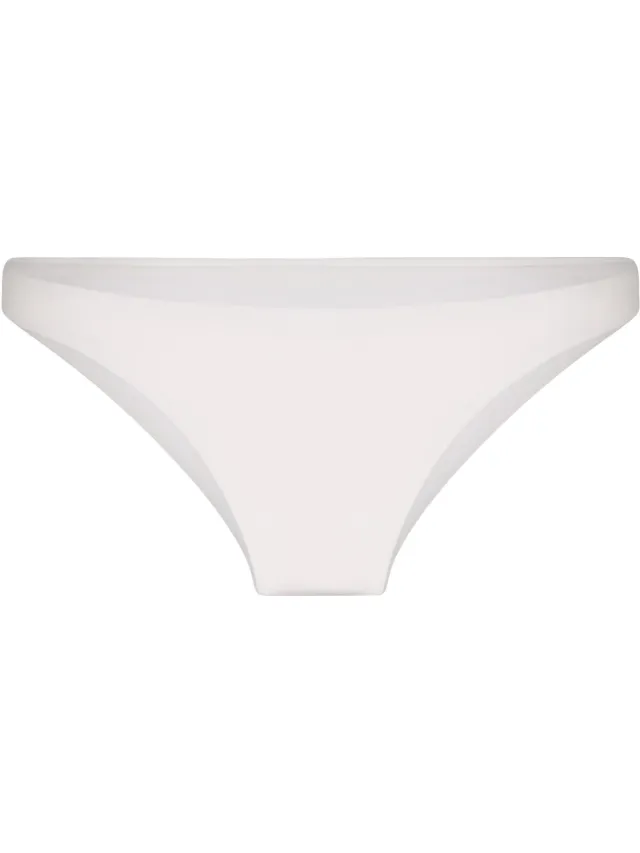 Hunkemöller Hoog Uitgesneden Bikinibroekje Como Wit
