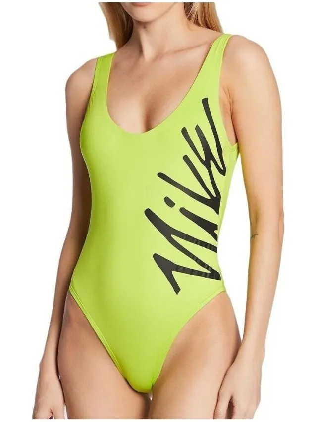 Nike One Piece badpak groen