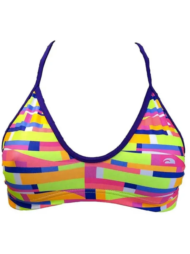 Turbo Colorwaves Bikinitop Veelkleurig 2XL Vrouw Multicolor