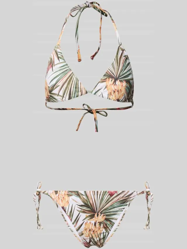 Shiwi Bikini-set in all-over look model 'LIZ' Groen