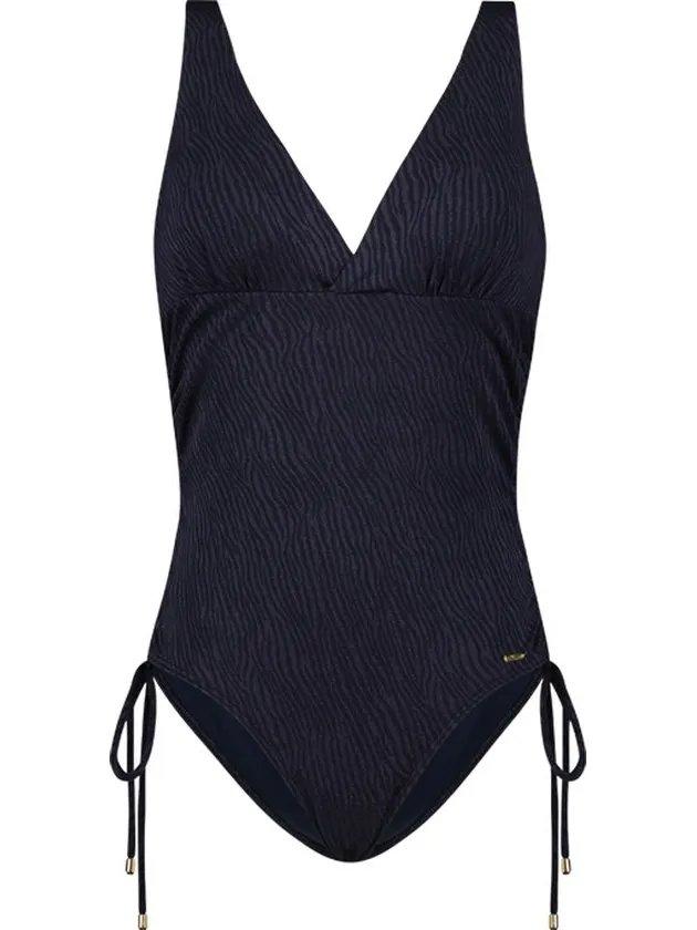 Cyell 42D - Midnight Zebra badpak met voorgevormde cups - dames Blauw
