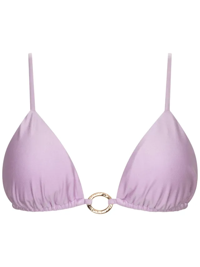 The Lola Club Josey voorgevormde triangel bikinitop roze, foto 2