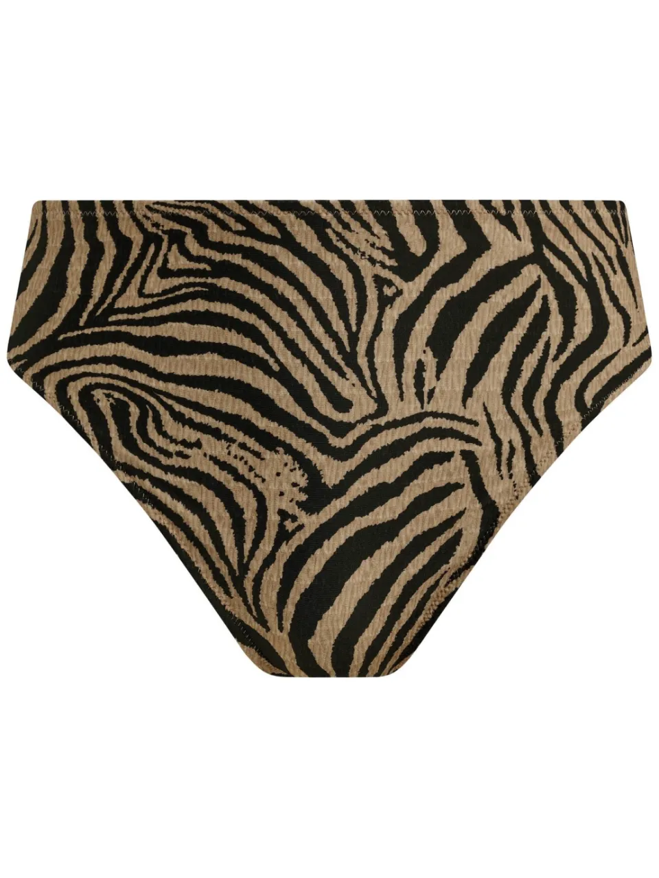 Freya Tortoli Bay high waist bikinibroekje met zebraprint - zwart/beige, foto 2