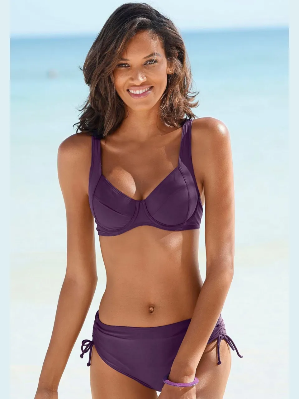 beugelbikini paars