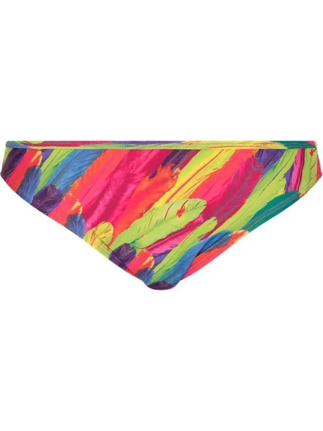 LingaDore 2711B RAINBOW Slip Feather print