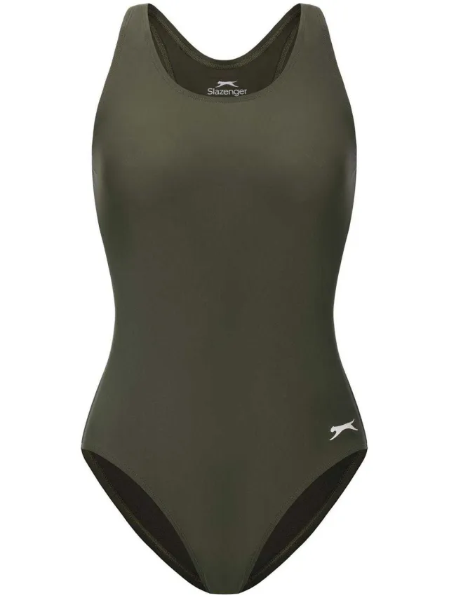 Slazenger Dames/Dames Xtra Life ééndelig badpak (Khaki) Kaki