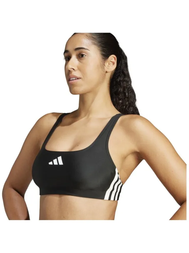 Adidas Bikini adidas 3-Streifen V-Back Bikini Zwart
