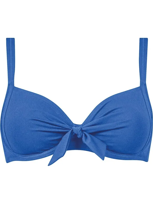LIDEA Women's The Core Bikini Top - Bikinitop - Cup: C, blauw