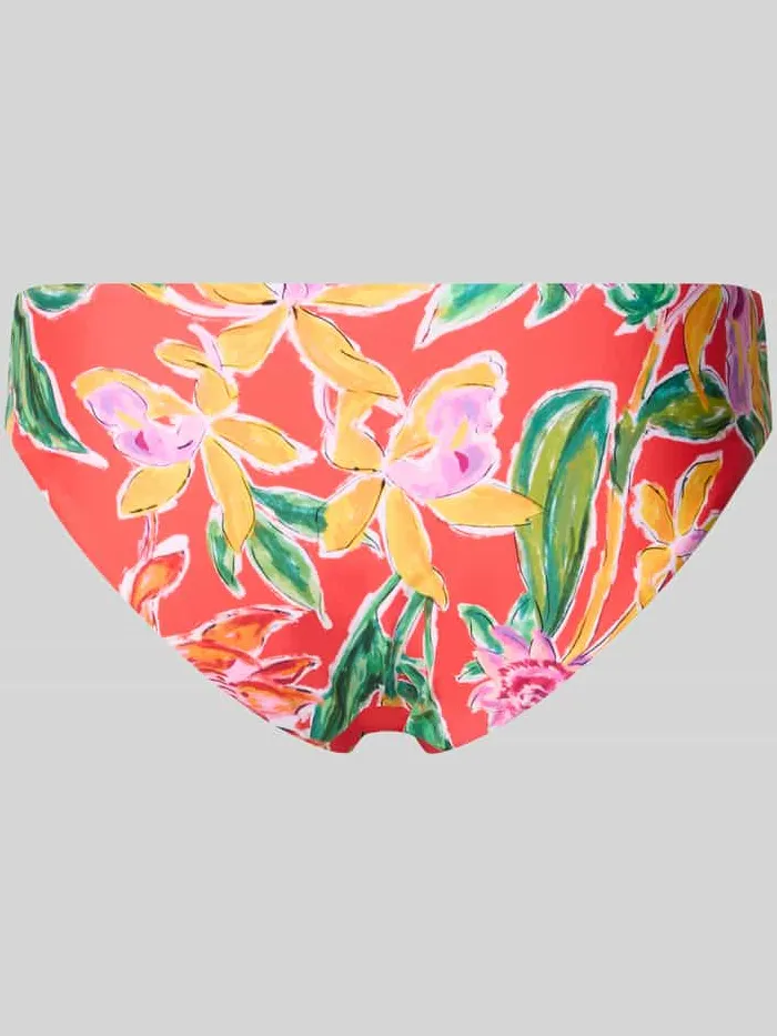 Seafolly Bikinibroekje met bloemmotief koraal, foto 2