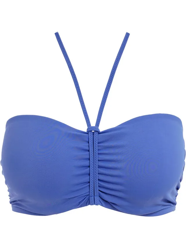 Freya Jewel Cove Bandeau Bikinitop Blauw