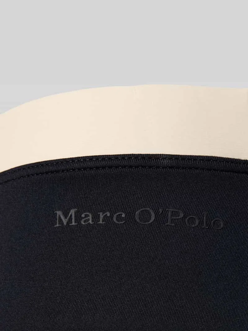 Marc O'Polo Bikini slip met labelopschrift model 'CONTRAST BINDING PANTY' zwart, foto 4