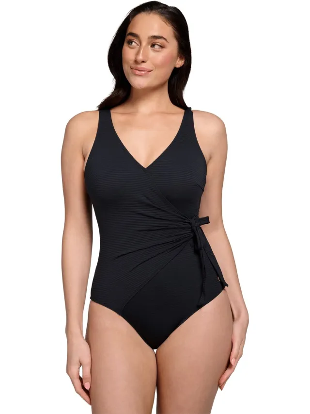 Ten Cate swimsuit v-neck padded zwart voor Dames black