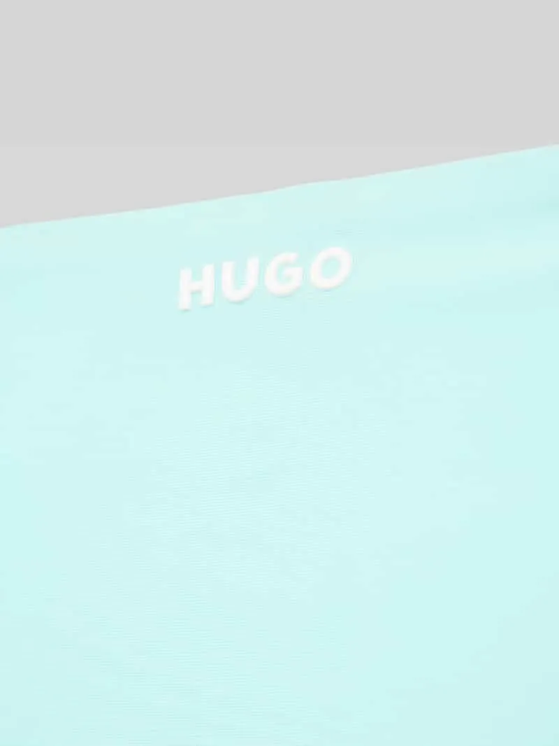Hugo Bikinibroekje met vetersluitingen opzij, model 'PURE' blauw, foto 2