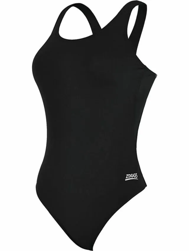 Zoggs Cottesloe Powerback Zwemkleding Zwart 34 Vrouw Black