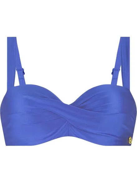 Ten Cate Twisted Padded Wired bikinitop blauw