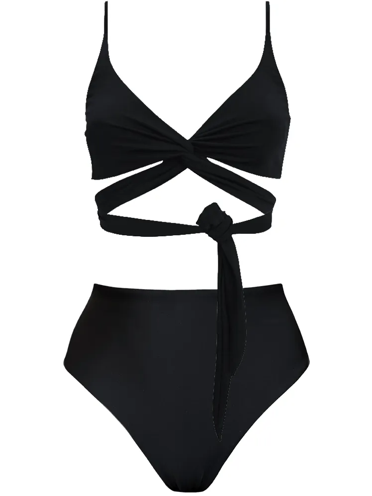 Anekdot dames vegan Bikiniset Lin Skyline High Zwart, foto 2