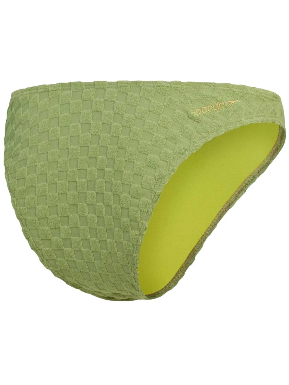 Speedo Bikinibroekjes met hoge taille van badstof voor dames (Groen), foto 2