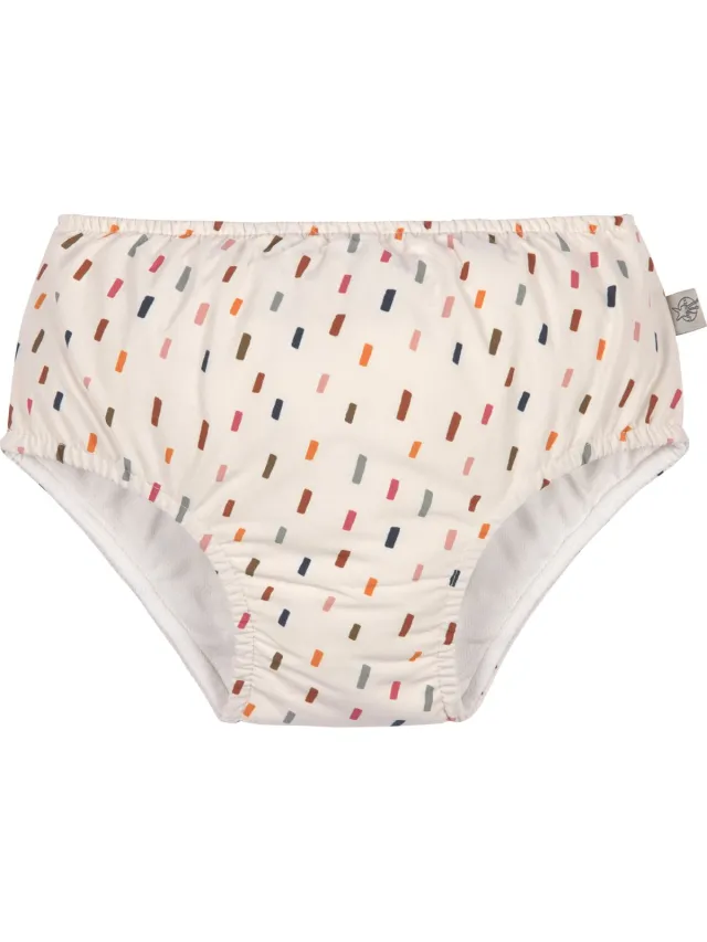 Lässig Zwembroekje met luier Splash & Fun - Strepen Offwhite/multi-80cm