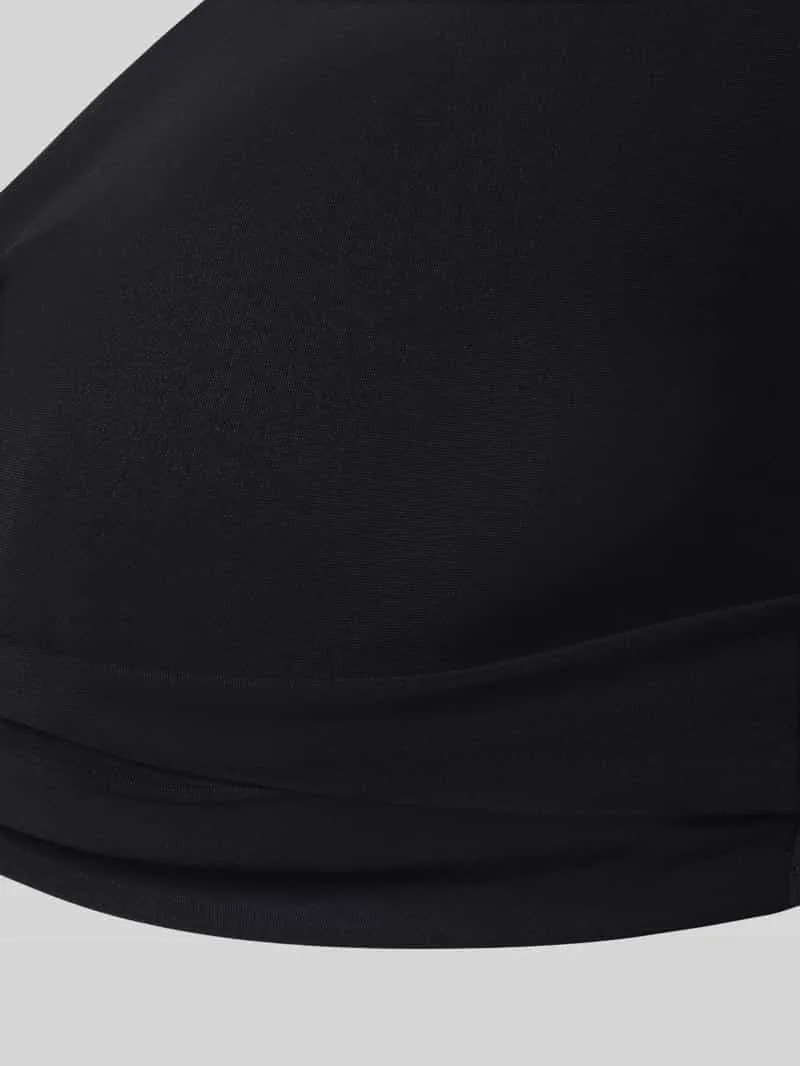 Barts Bikinitop met knoopdetail model 'SOLID' zwart, foto 3