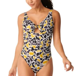 Sloggi Shore Fancy Guppy badpak geel Versch.kleure/Patroon,Geel,Zwart