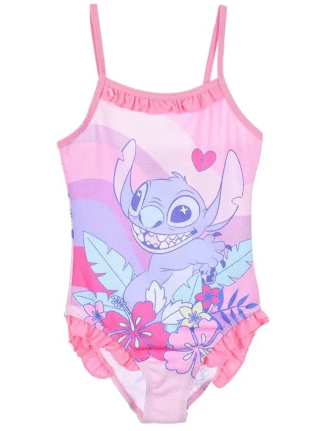 Disney Stitch Badpak - zwempak Disney Stitch - roze