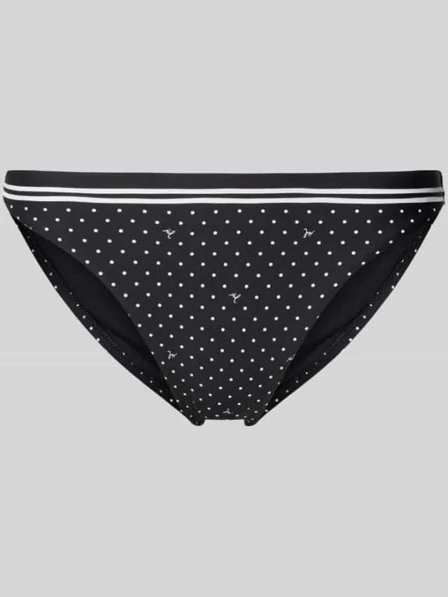 Joop! Bikinibroekje in all-over look model 'Brismar Beach' Zwart