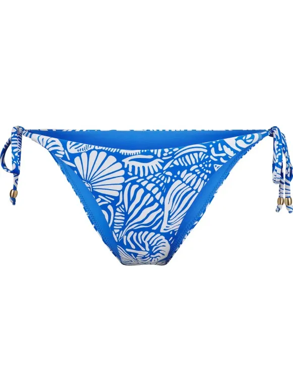 Seafolly Women's C Shells Tie Side Rio Pant - Bikinibroekje, blauw