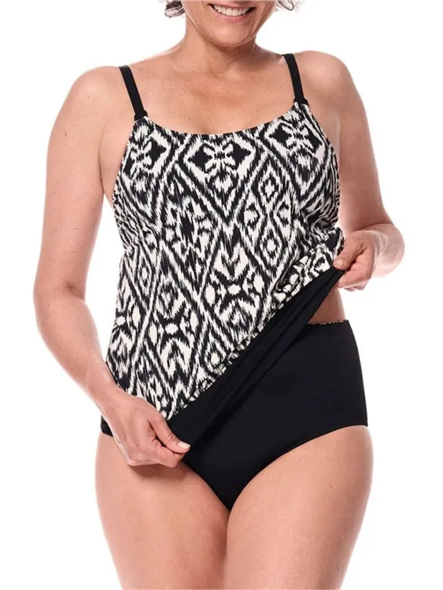 Amoena prothesetankini Salta - Zwart - Cup C