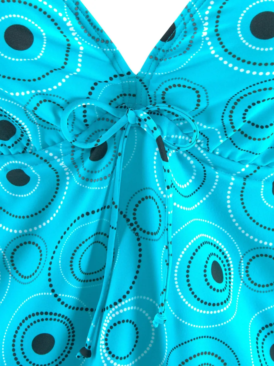 Beugeltankini turquoise geprint, foto 2