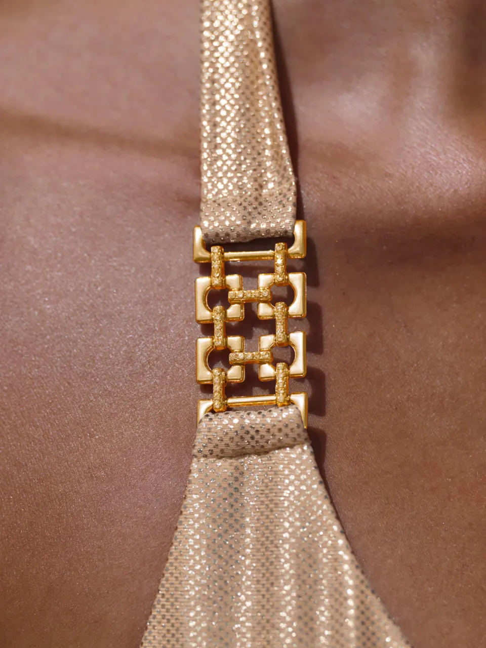 triangelbikini goud