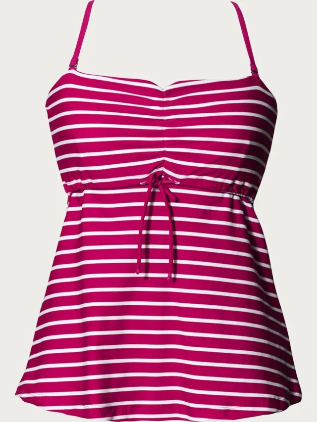 Boob Cache Coeur zwangerschapstankinitop roze gestreept
