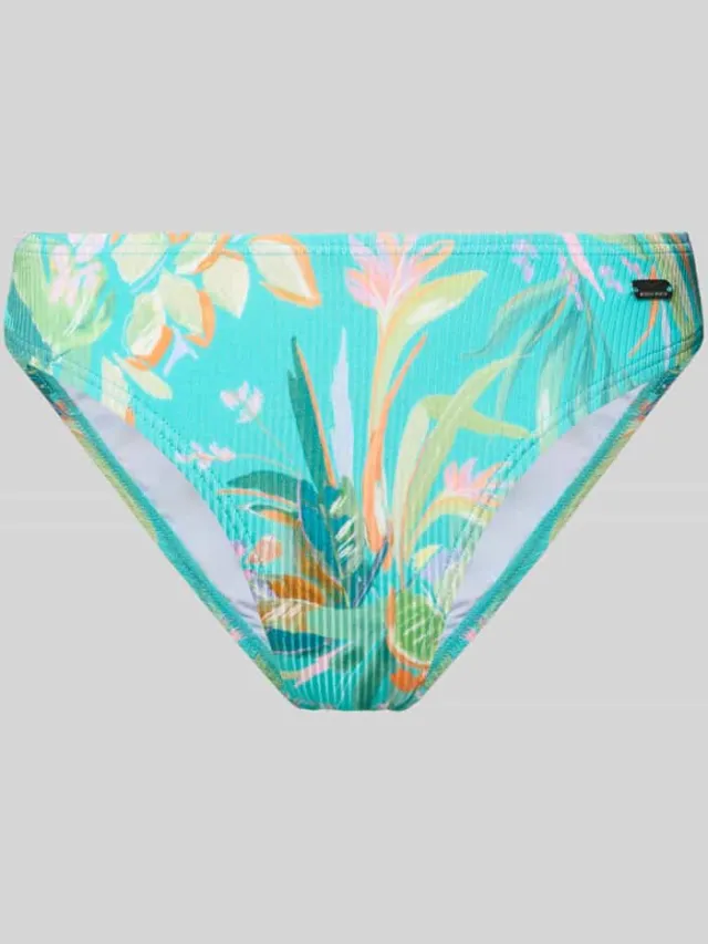 VENICE BEACH Bikinibroekje in allover-look model 'Sandra' Turquoise