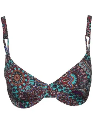 Esprit Fraser Beach Underwire Bikini Blauw,Versch.kleure/Patroon