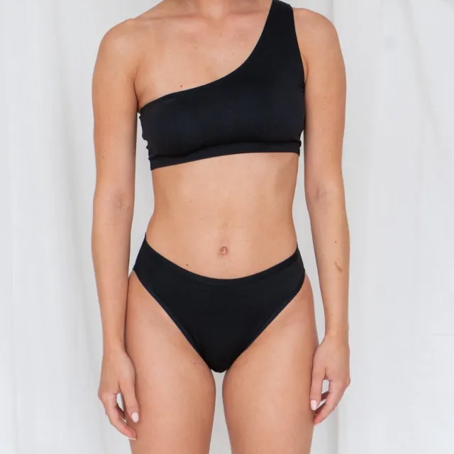 Lotties Period High-waist menstruatie bikini broekje Zwart