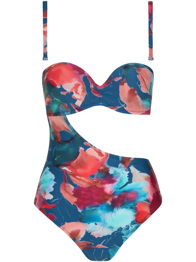 Lisca Roma eendelig zwempak blauw