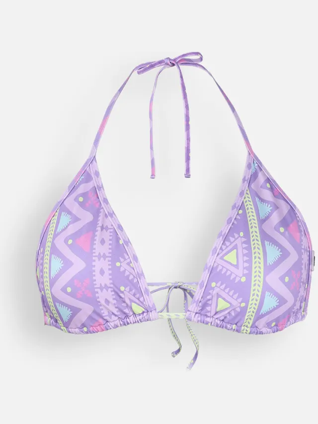 Oxbow Cardoso triangel bikinitop paars Multicolour